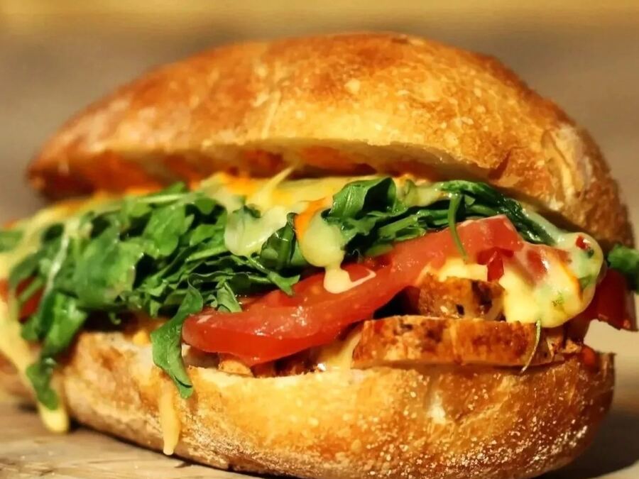 A Cajun chicken sandwich